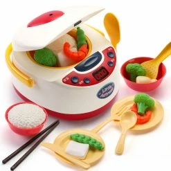 Toys Plush & Toys Electric Rice Cooker Interactive Kitchen Children Toy With Steam