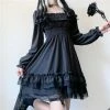Apparel Lolita Black Mini High Waist Gothic Women's Dress | NEW 2 Apparel Lolita Black Mini High Waist Gothic Women's Dress | NEW
