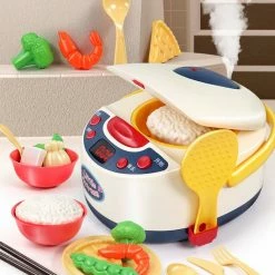 Toys Plush & Toys Electric Rice Cooker Interactive Kitchen Children Toy With Steam