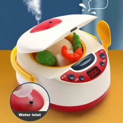 Toys Plush & Toys Electric Rice Cooker Interactive Kitchen Children Toy With Steam
