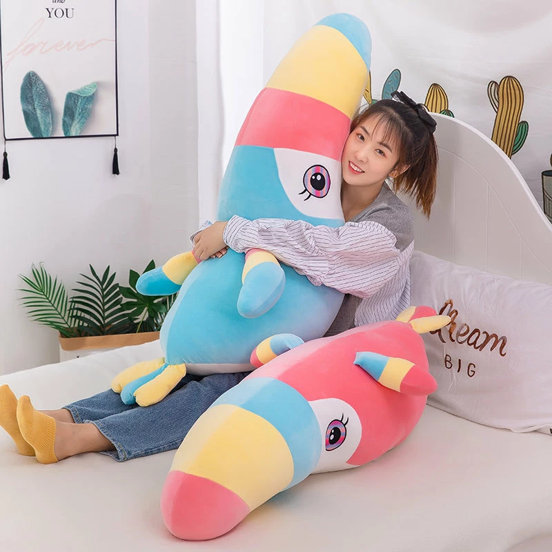 Soft Toy Rainbow Chunky Toucan Bird Parrot Plushies | NEW 11 Soft Toy Rainbow Chunky Toucan Bird Parrot Plushies | NEW