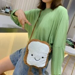 Fluffy Toast Bread Plush Bag | NEW 24 Fluffy Toast Bread Plush Bag | NEW
