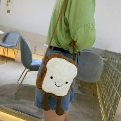 Fluffy Toast Bread Plush Bag | NEW 18 Fluffy Toast Bread Plush Bag | NEW
