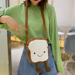 Fluffy Toast Bread Plush Bag | NEW 22 Fluffy Toast Bread Plush Bag | NEW