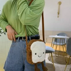 Fluffy Toast Bread Plush Bag | NEW 19 Fluffy Toast Bread Plush Bag | NEW