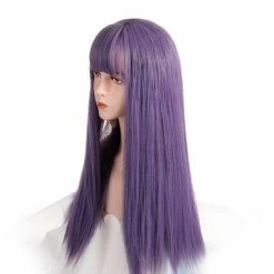 Apparel Long Straight 26in Hair With Bangs Womens Synthetic Wig