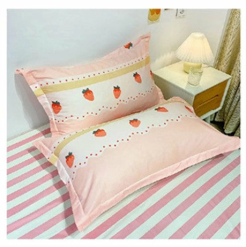 Home Decor Strawberry With A Bow Bedding Set 100% Pure Supreme Cotton 7 Home Decor Strawberry With A Bow Bedding Set 100% Pure Supreme Cotton