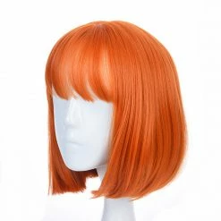 Apparel Short Straight 14in Synthetic Hair Womens Bob Wig With Bangs 37 Apparel Short Straight 14in Synthetic Hair Womens Bob Wig With Bangs