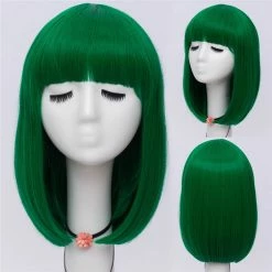 Apparel Short Straight 14in Synthetic Hair Womens Bob Wig With Bangs 33 Apparel Short Straight 14in Synthetic Hair Womens Bob Wig With Bangs