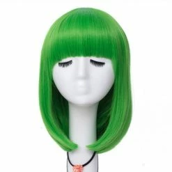 Apparel Short Straight 14in Synthetic Hair Womens Bob Wig With Bangs 49 Apparel Short Straight 14in Synthetic Hair Womens Bob Wig With Bangs