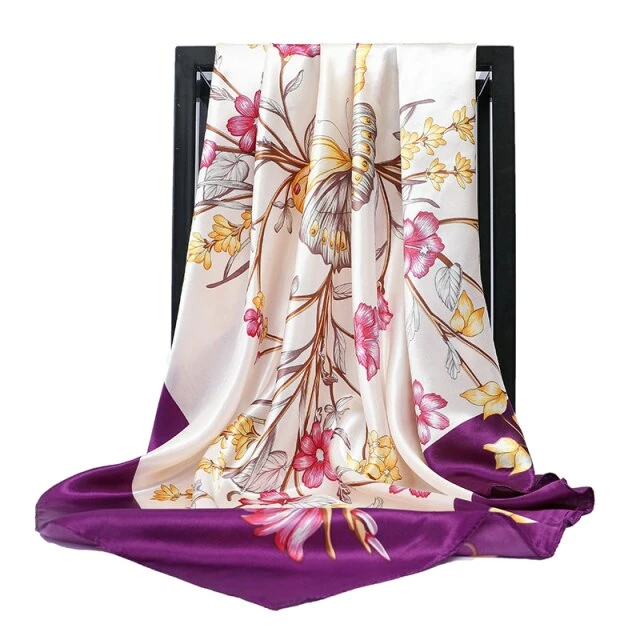Apparel The Beauty Of Wild Flowers Motif Square Scarf Collection 1 6 Apparel The Beauty Of Wild Flowers Motif Square Scarf Collection 1