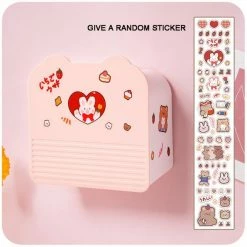 Accessories Kawaii Wall Mounted Organiser Medium Storage Box Stationery