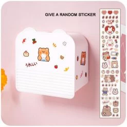 Accessories Kawaii Wall Mounted Organiser Medium Storage Box Stationery