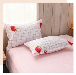 Home Decor Luxury 100% Pure Cotton Fruit Print Bedding Set