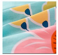 Home Decor Luxury 100% Pure Cotton Floral Print Bedding Set Bedding Sets