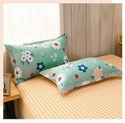 Home Decor Luxury 100% Pure Cotton Flower Print Bedding Set Bedding Sets