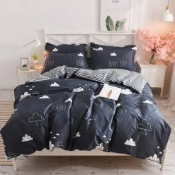 Home Decor Luxury 100% Pure Cotton Nature Print Bedding Set Bedding Sets