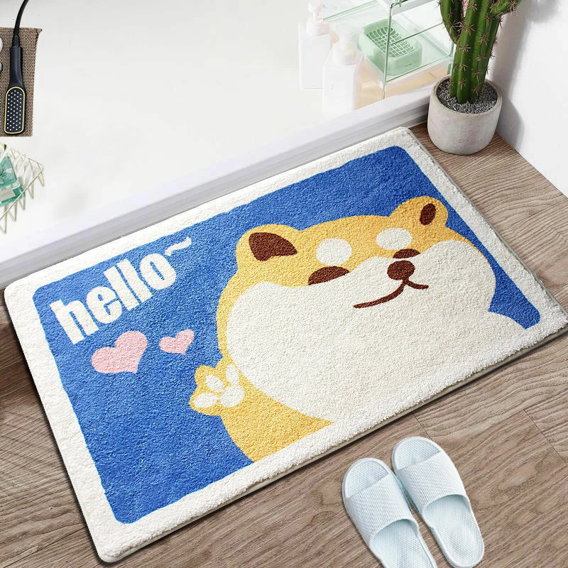 Home Decor Adorable Animals Rectangle Non-Slip Fluffy Bath Mats Collection | NEW 11 Home Decor Adorable Animals Rectangle Non-Slip Fluffy Bath Mats Collection | NEW