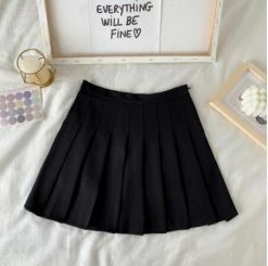 Apparel High Waist Cute Simple Pleated Short Light Skirt 24 Apparel High Waist Cute Simple Pleated Short Light Skirt