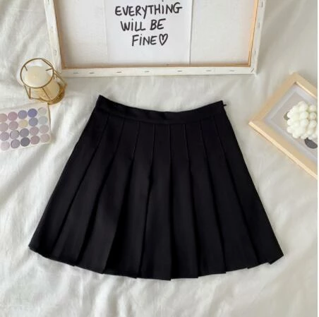 Apparel High Waist Cute Simple Pleated Short Light Skirt 13 Apparel High Waist Cute Simple Pleated Short Light Skirt