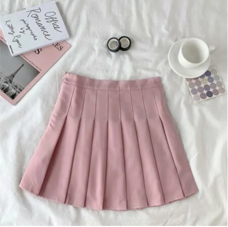 Apparel High Waist Cute Simple Pleated Short Light Skirt 9 Apparel High Waist Cute Simple Pleated Short Light Skirt