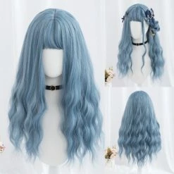 Apparel Long Wavey Hair With Bangs Womens Synthetic Wig