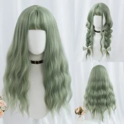 Apparel Long Wavey Hair With Bangs Womens Synthetic Wig