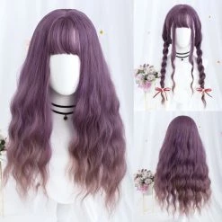 Apparel Long Wavey Hair With Bangs Womens Synthetic Wig