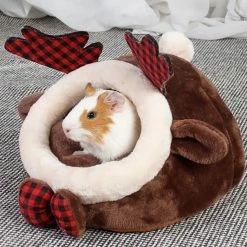 Home Decor Pet Beds Warm Hamster Guinea Pig Bunny Mini Reindeer Koala Beds Hideout Caves