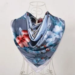 Apparel Elegant Cherry Blossoms Square Scarf