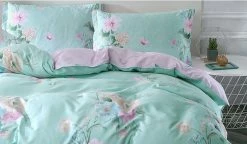 Home Decor Summer Floral Print Bedding Set 100% Pure Supreme Cotton 25 Home Decor Summer Floral Print Bedding Set 100% Pure Supreme Cotton