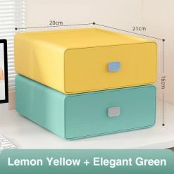 Accessories Colorful Square Desktop Stackable Plastic Storage Drawer Containers 31 Accessories Colorful Square Desktop Stackable Plastic Storage Drawer Containers
