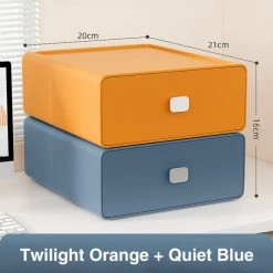 Accessories Colorful Square Desktop Stackable Plastic Storage Drawer Containers 32 Accessories Colorful Square Desktop Stackable Plastic Storage Drawer Containers