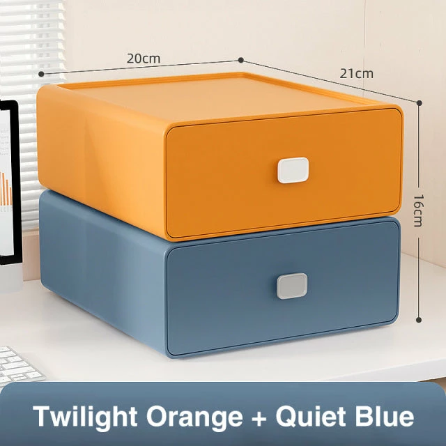 Accessories Colorful Square Desktop Stackable Plastic Storage Drawer Containers 15 Accessories Colorful Square Desktop Stackable Plastic Storage Drawer Containers