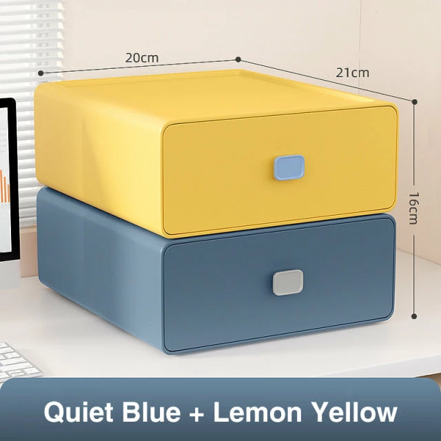 Accessories Colorful Square Desktop Stackable Plastic Storage Drawer Containers 12 Accessories Colorful Square Desktop Stackable Plastic Storage Drawer Containers