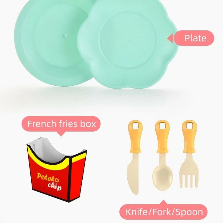 Toys Burger Cake Multipurpose Cooking Playdough Kitchen Barbeque Interactive Children Toy Plush & Toys 14 Toys Burger Cake Multipurpose Cooking Playdough Kitchen Barbeque Interactive Children Toy Plush & Toys