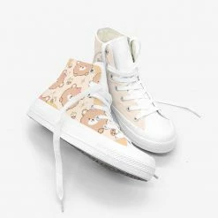 Apparel Brown Kawaii Bear Women's Sneakers Trainers | NEW 17 Apparel Brown Kawaii Bear Women's Sneakers Trainers | NEW