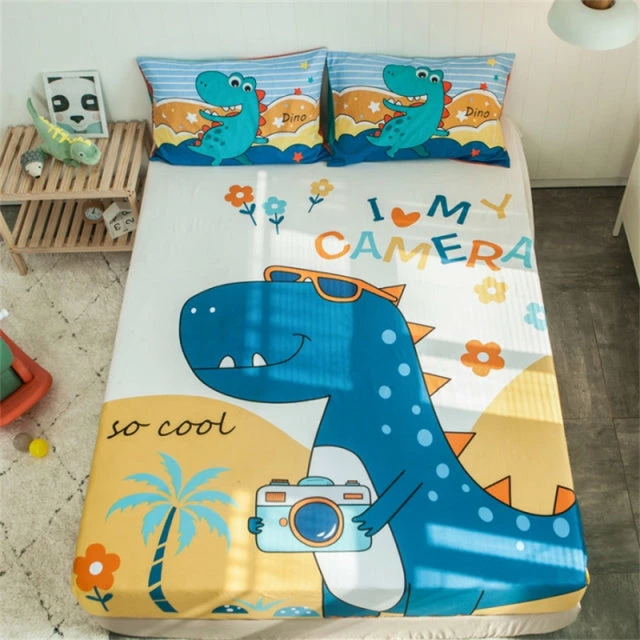 Home Decor Bed Sheets Photography Dino Cotton Fitted Sheet 6 Home Decor Bed Sheets Photography Dino Cotton Fitted Sheet