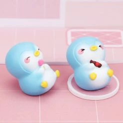 Toys Cool Blue Penguin Figurines Collectibles Plush & Toys