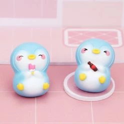 Toys Cool Blue Penguin Figurines Collectibles Plush & Toys