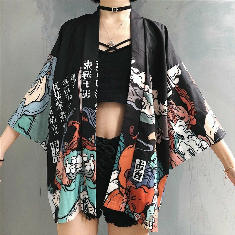 Apparel Japanese Women Kimono Mystic World 5 Apparel Japanese Women Kimono Mystic World