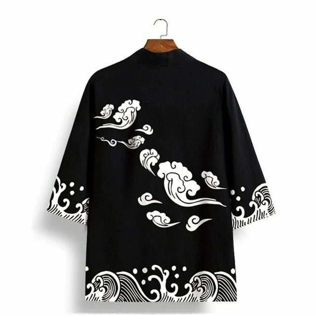 Apparel Japanese Kimono Cruise Lucky Cats 6 Apparel Japanese Kimono Cruise Lucky Cats