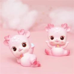Toys Kawaii Pink And Brown Sakura Nara Deer Figurines Collectibles | NEW
