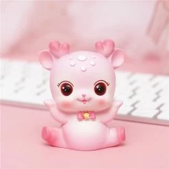 Toys Kawaii Pink And Brown Sakura Nara Deer Figurines Collectibles | NEW