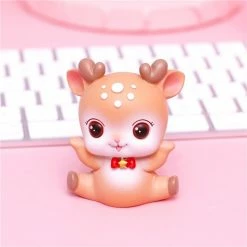 Toys Kawaii Pink And Brown Sakura Nara Deer Figurines Collectibles | NEW