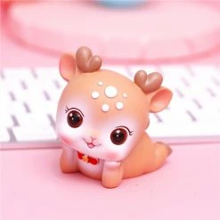 Toys Kawaii Pink And Brown Sakura Nara Deer Figurines Collectibles | NEW