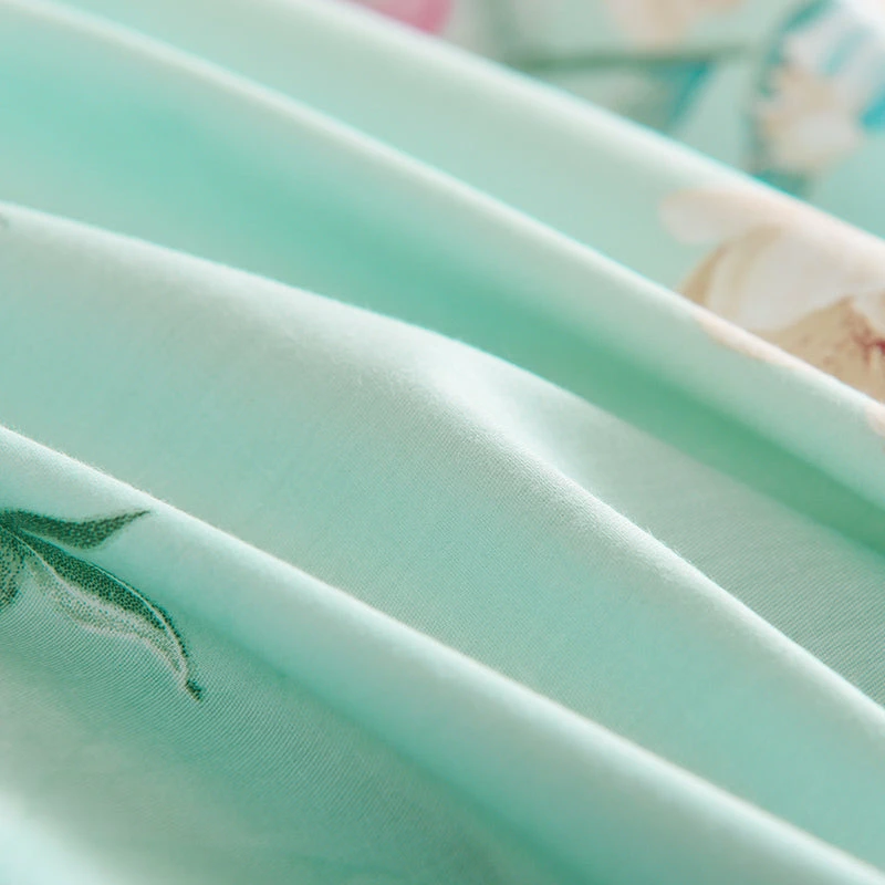 Home Decor Summer Floral Print Bedding Set 100% Pure Supreme Cotton 15 Home Decor Summer Floral Print Bedding Set 100% Pure Supreme Cotton