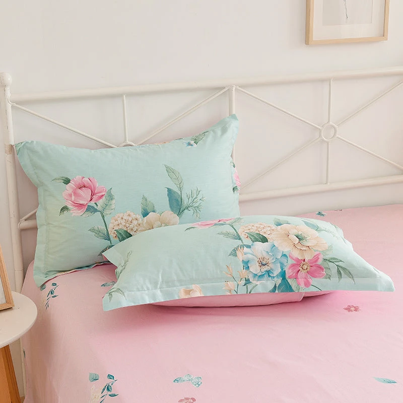 Home Decor Summer Floral Print Bedding Set 100% Pure Supreme Cotton 6 Home Decor Summer Floral Print Bedding Set 100% Pure Supreme Cotton