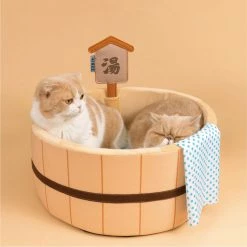 Home Decor Pet Beds Japanese Plush Bathtub Basket Cat Dog Bed