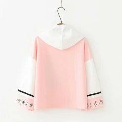 Apparel Harajuku Blue White Simple Cat Wide Sleeve Loose Hoodie 10 Apparel Harajuku Blue White Simple Cat Wide Sleeve Loose Hoodie